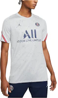 Jordan PSG Strike Fourth Grey Soccer Jersey Paris Saint-Germain. DH7716-013 Jordan PSG Strike Fourth Grey Soccer Jersey Paris Saint-Germain. DH7716-013