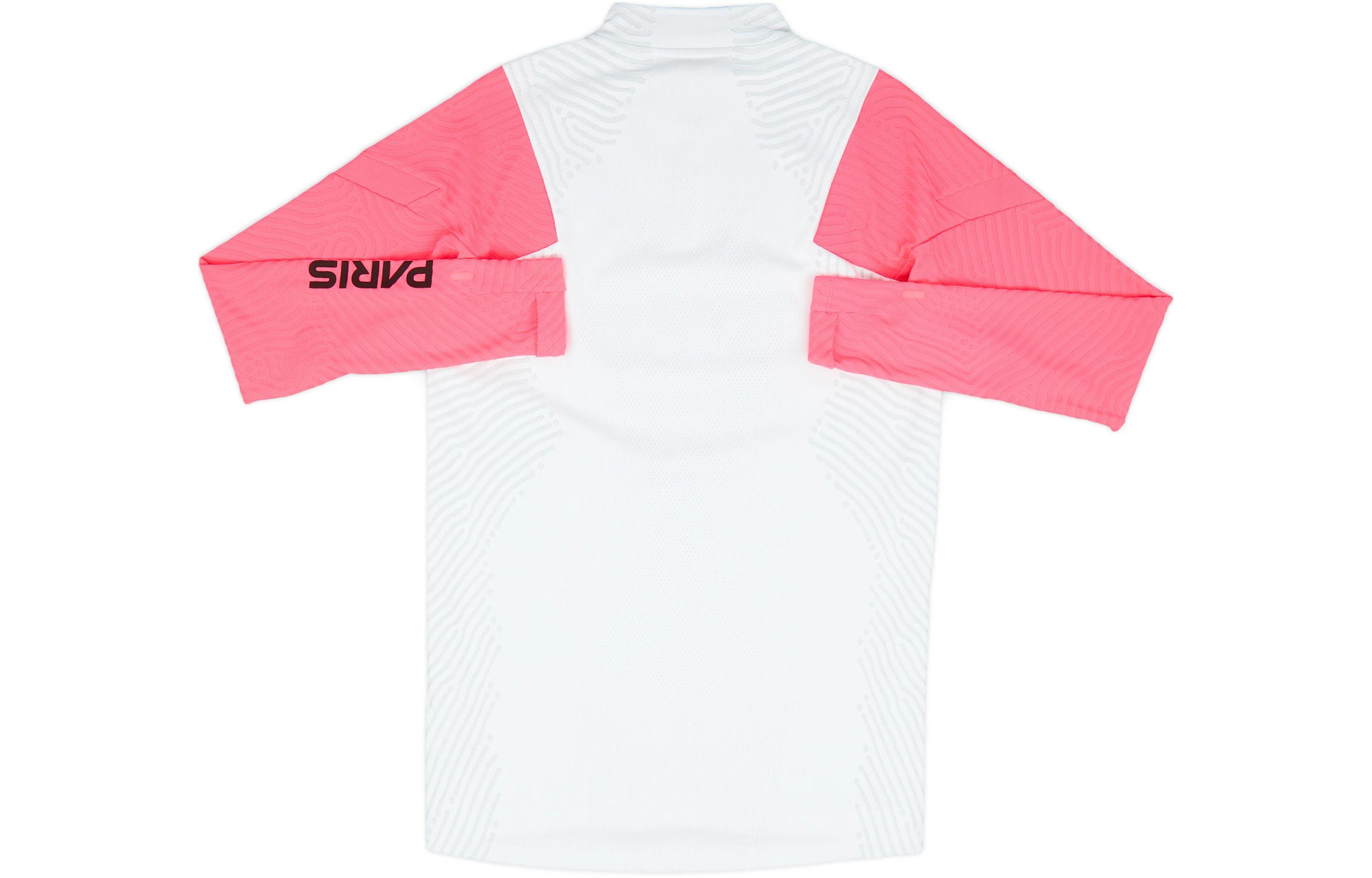 Lookbook 乔丹 PSG x Futura 标志拼色半拉链长袖球衣 20/21 白色 男款 DC0926-101