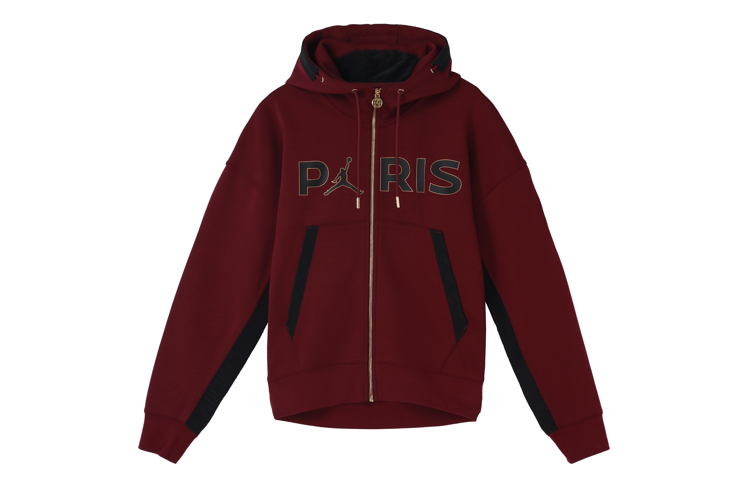 Order Jordan PSG Zip-Up Rajutan Kardigan Maroon Hadiah CV9951-610