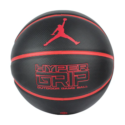 Jordan PU Basketball Durable Black Red Size 7 Unisex Training Ball BB0622-075