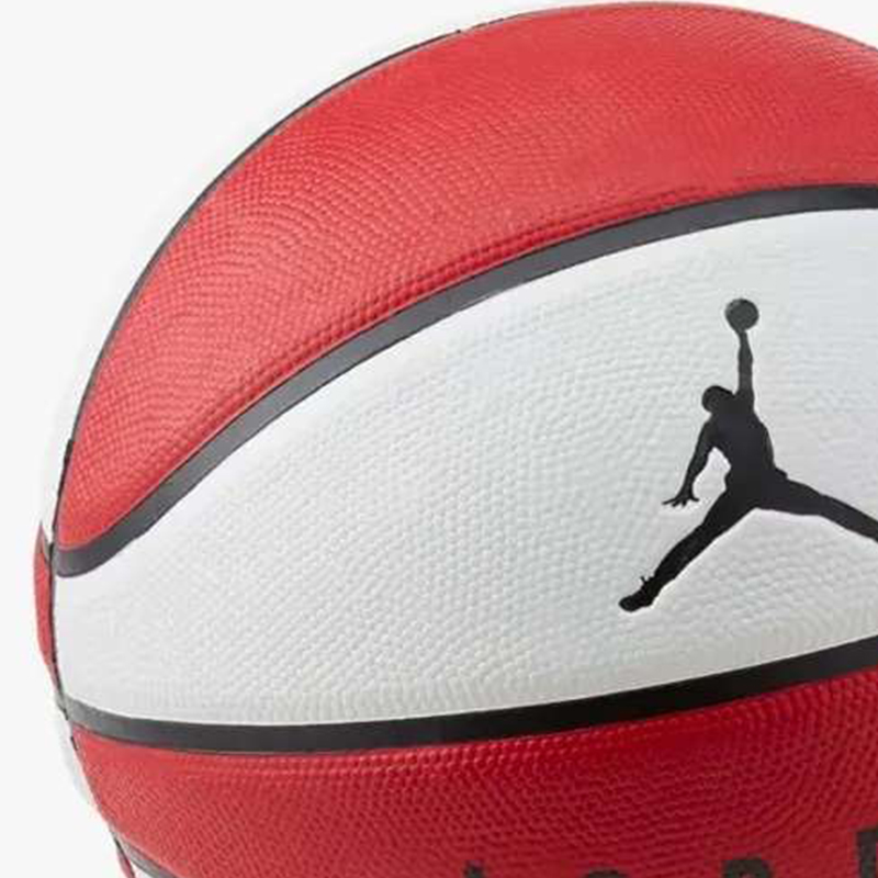 Details for Jordan PU Basketball Durable Non-Slip High Elasticity White/Red Size 7 Unisex Training J000186561107