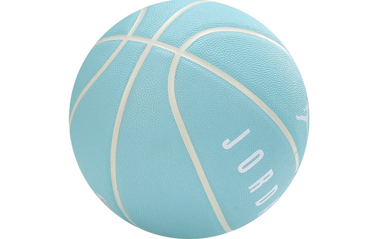 Shop Bola Keranjang Jordan PU Tiffany Blue Saiz 7 Anti-Selip Latihan Unisex. JR0012-100