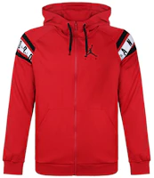 Jordan Red Casual Sports Long-Sleeve Hooded Jacket AR2249-687 Jordan Red Casual Sports Long-Sleeve Hooded Jacket AR2249-687