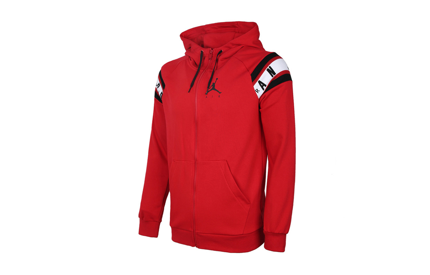 Shop Jordan Red Casual Sports Long-Sleeve Hooded Jacket AR2249-687