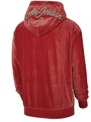 乔丹红色条纹羊羔绒短款卫衣 CD5740-605 Lookbook 乔丹红色条纹羊羔绒短款卫衣 CD5740-605