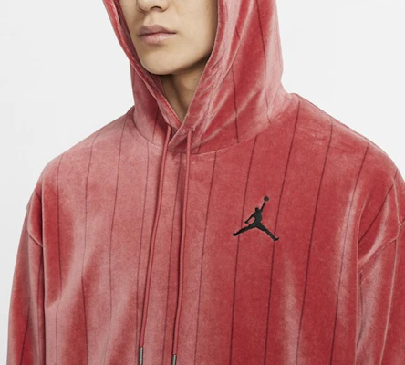 乔丹红色条纹羊羔绒短款卫衣 CD5740-605 Sizing 乔丹红色条纹羊羔绒短款卫衣 CD5740-605
