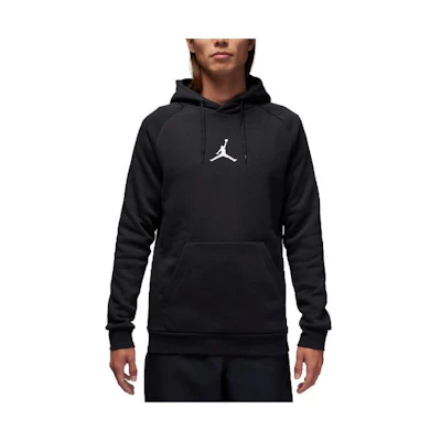 Jordan Relaxed Fit Letter Print Hoodie Black FV1319-010