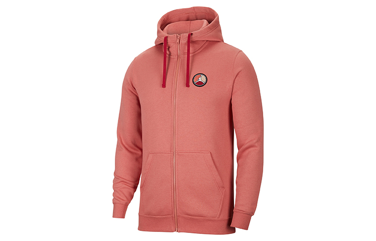 Jordan Remastered Brushed Fleece Hoodie Jacket Canyon Pink - Gift Idea CT6309-689