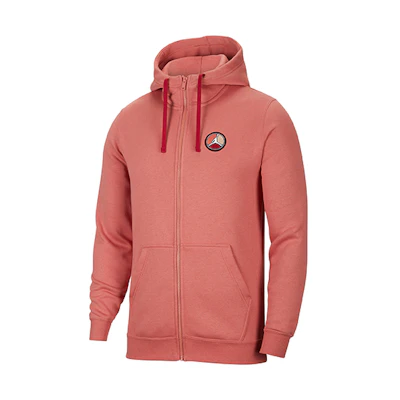 Jordan Remastered Brushed Fleece Hoodie Jacket Canyon Pink - Gift Idea CT6309-689
