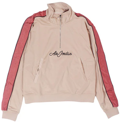 Jordan Remastered Half-Zip Pullover Sweatshirt Pink () CJ0269-213 Buy Jordan Remastered Half-Zip Pullover Sweatshirt Pink () CJ0269-213