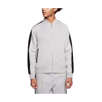 Jordan Remastered Quilted Color-Block Training Jacket Grey Mens Casual Outerwear BQ5772-059