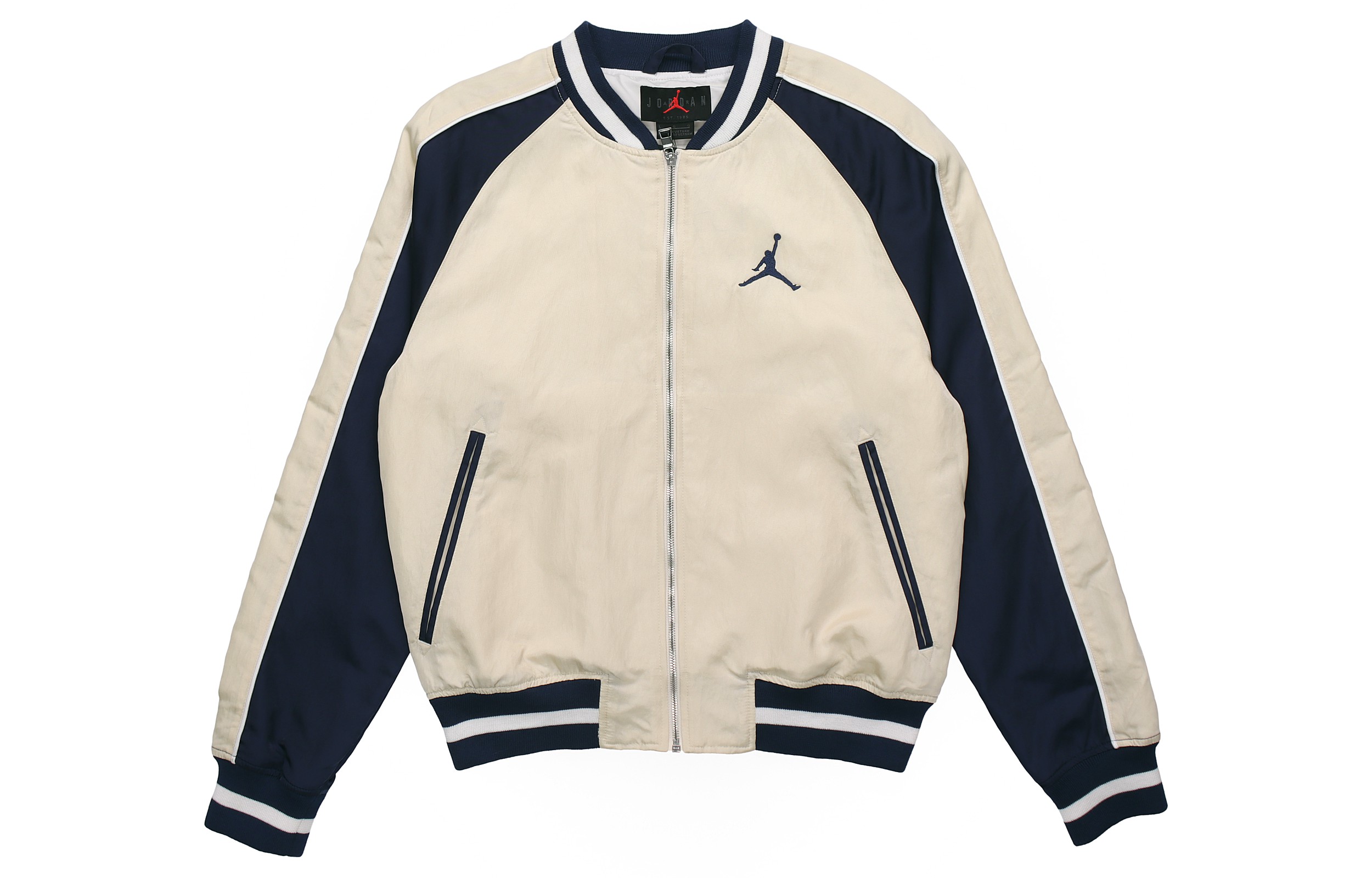 Jordan Remastered Souvenir Baseball Jacket Light Cream White CD5772-271 圖 2