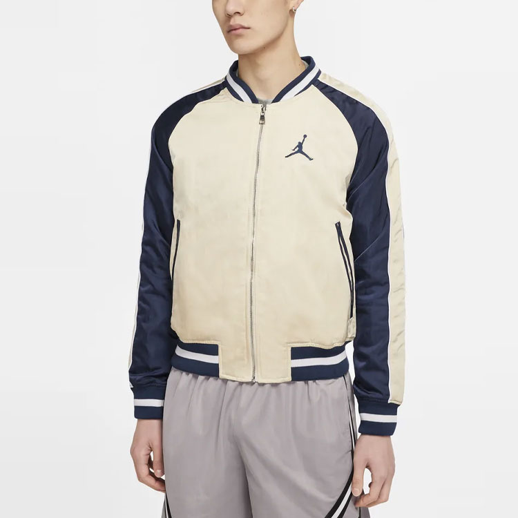 Jordan Remastered Souvenir Baseball Jacket Light Cream White CD5772-271 圖 5