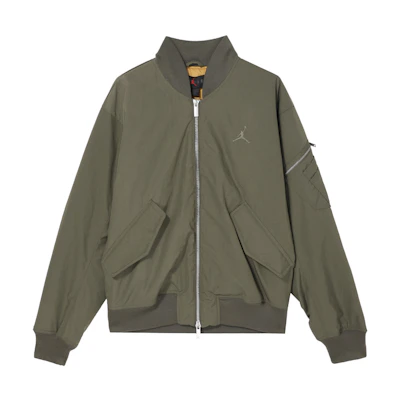 Jordan Renegade Olive Green Logo Zip Jacket Outdoor Casual Sportswear FV7268-222
