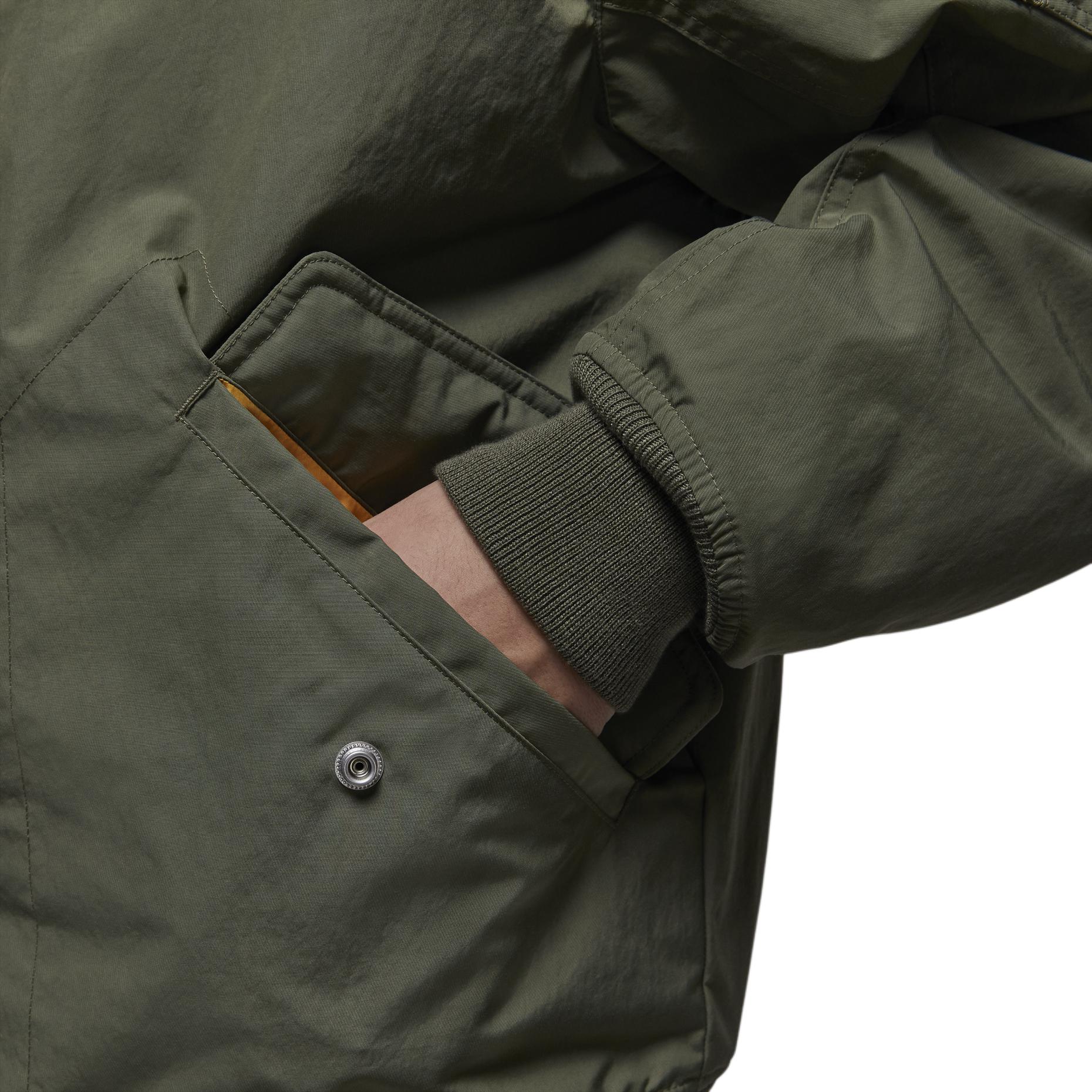 Cheap 조던 레네게이드 올리브 그린 로고 집 자켓 아웃도어 캐주얼 스포츠웨어 FV7268-222