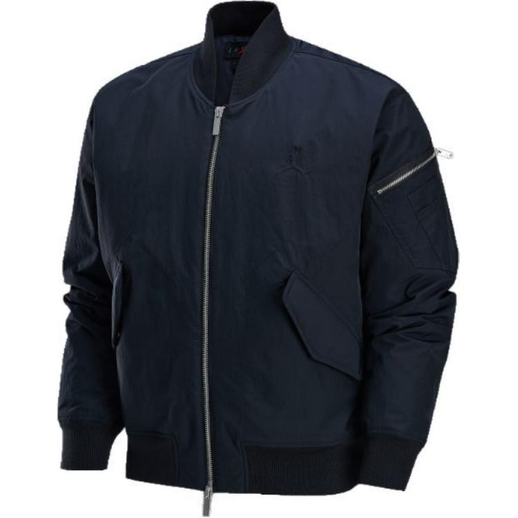 Jordan Renegade Black Outdoor Sport Zip Jacket with Brand Logo Design FV7268-010 圖 2