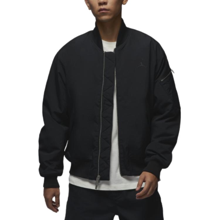 Jordan Renegade Black Outdoor Sport Zip Jacket with Brand Logo Design FV7268-010 圖 6