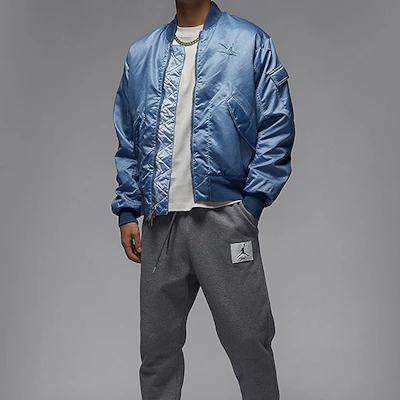 조던 르네게이드 블루 봄버 자켓 로고 자수 디자인 캐주얼 루즈핏 FN6544-436 Lookbook 조던 르네게이드 블루 봄버 자켓 로고 자수 디자인 캐주얼 루즈핏 FN6544-436