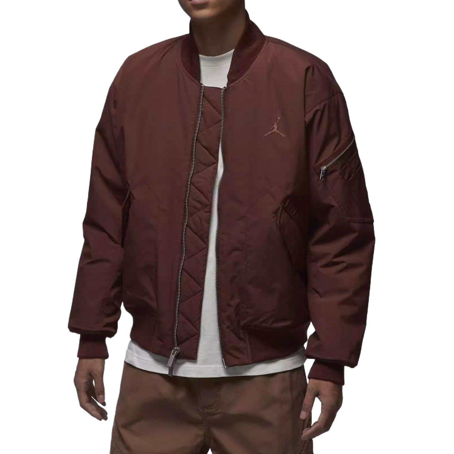 Jordan Renegade Essentials SS25  Relaxed Fit Warm Brown Padded Jacket. HF9326-231