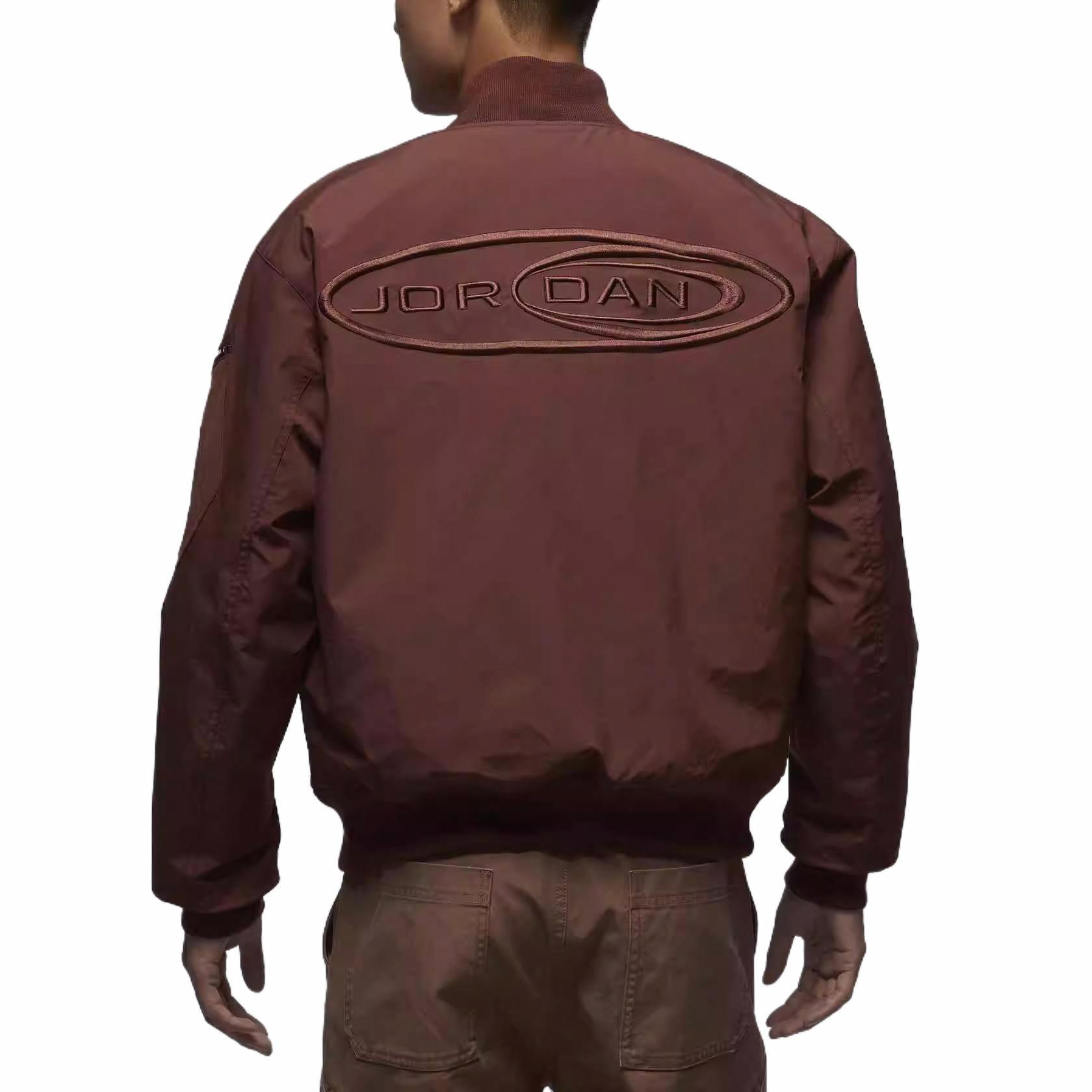 Lookbook 乔丹Renegade Essentials SS25宽松版型暖棕色加绒夹克. HF9326-231