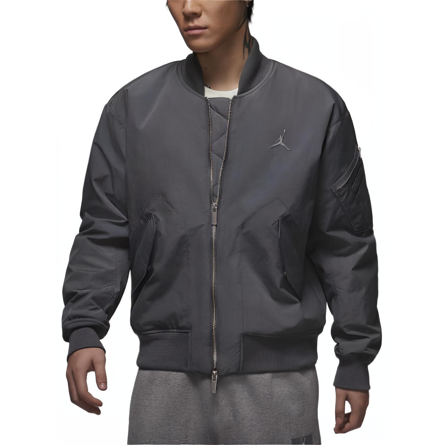 Jordan Renegade Iron Grey Outdoor Sports Zip-Up Jacket with Logo FV7268-068 圖 2