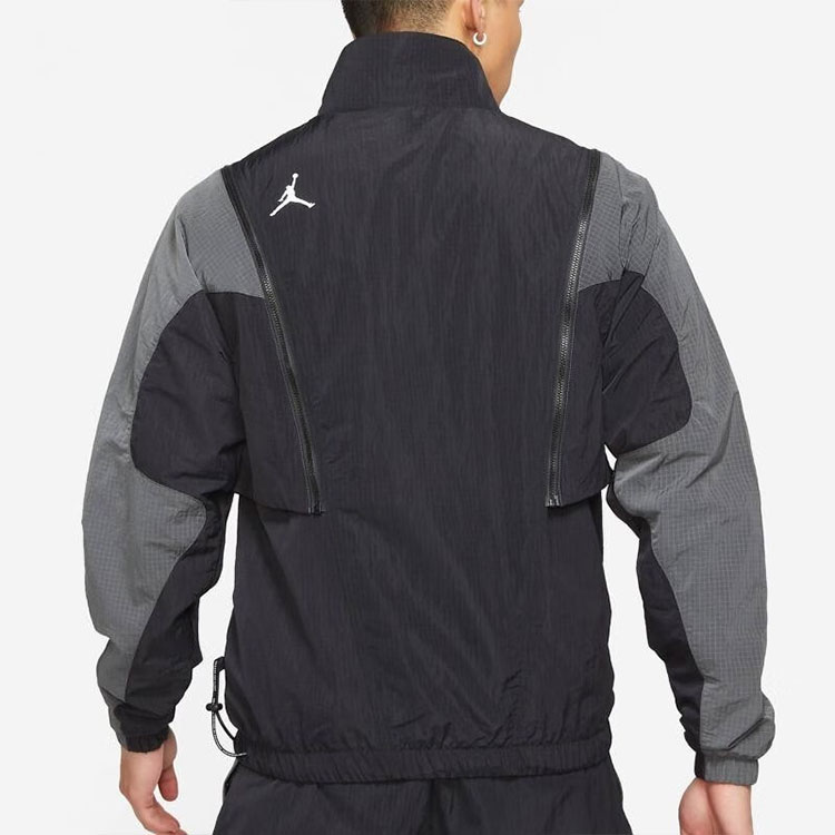 Purchase 乔丹复古拼色可拆卸拉链夹克 黑色 DH3289-010