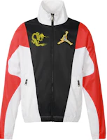 Jordan Retro Colorblock Woven Track Jacket Black DB3707-100 Jordan Retro Colorblock Woven Track Jacket Black DB3707-100