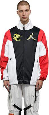 乔丹复古拼色编织运动夹克黑色 DB3707-100 Purchase 乔丹复古拼色编织运动夹克黑色 DB3707-100