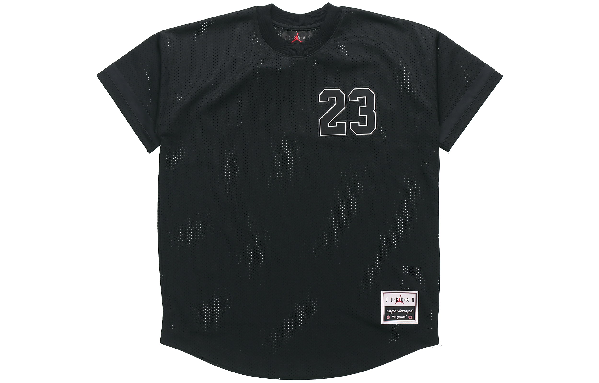 Order Kaos Pria Jordan Retro Crewneck Pullover Basket Hitam. AO2827-010