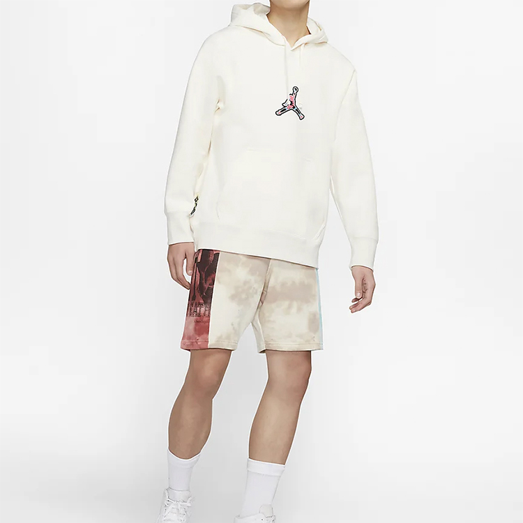 Shop Jordan Retro Graphic Knit Sweatshirt Gading Pudar CU2323-110