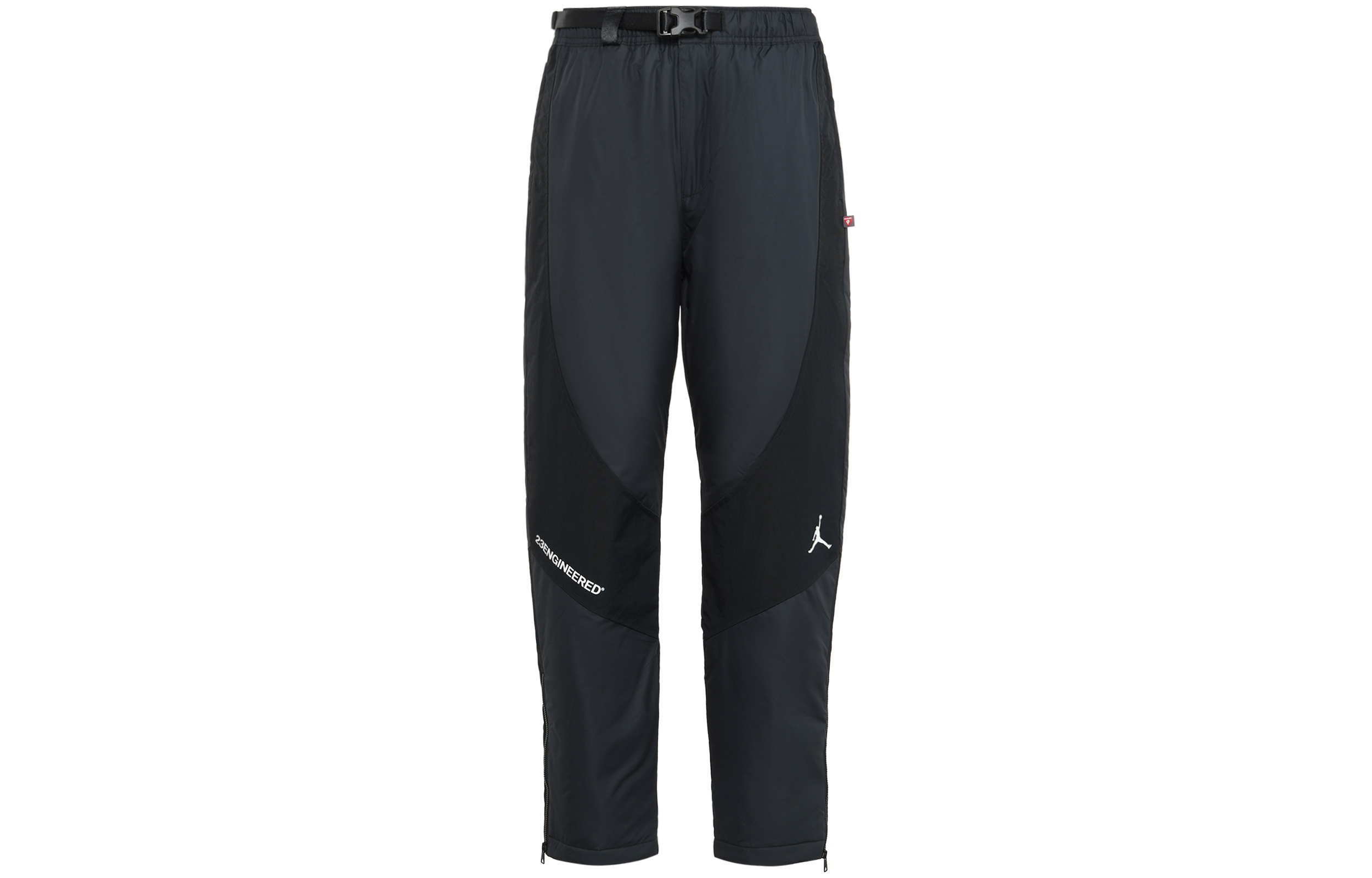 Jordan Retro Logo Patchwork Water-Resistant Quilted Knit Jogger Pants Black DC9659-010