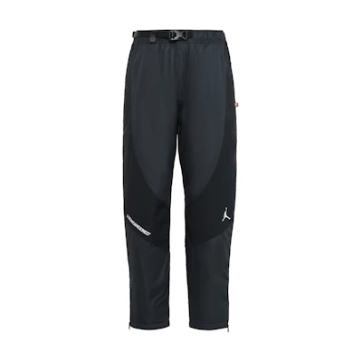 Jordan Retro Logo Patchwork Water-Resistant Quilted Knit Jogger Pants Black DC9659-010