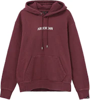 Jordan Retro Logo Print Drawstring Long-Sleeve Hoodie Red - DV6464-645 Jordan Retro Logo Print Drawstring Long-Sleeve Hoodie Red - DV6464-645