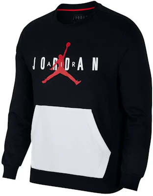 Jordan Retro Logo Pullover Sweatshirt Black - Vintage Style Activewear AR4785-010 Buy Jordan Retro Logo Pullover Sweatshirt Black - Vintage Style Activewear AR4785-010