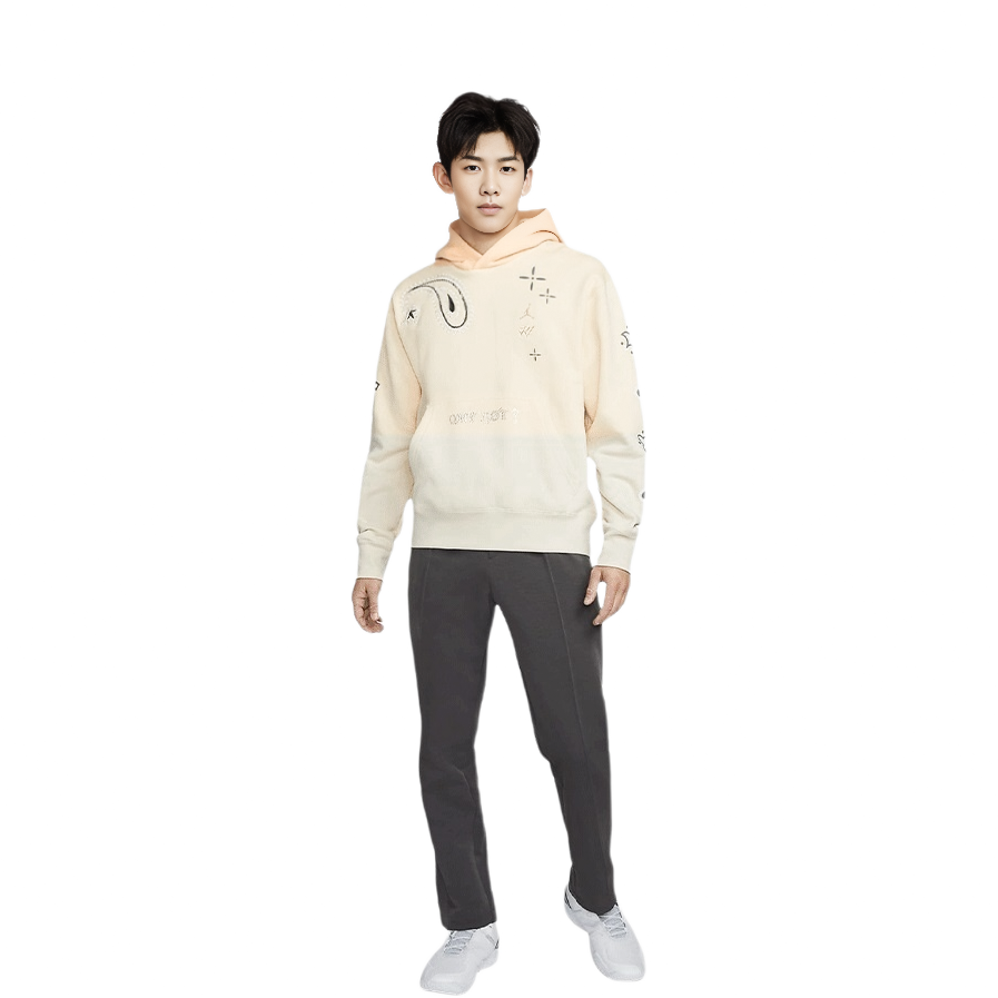 Shop Sudadera Jordan Retro Paisley Colorblock Amarillo Claro DO2504-235