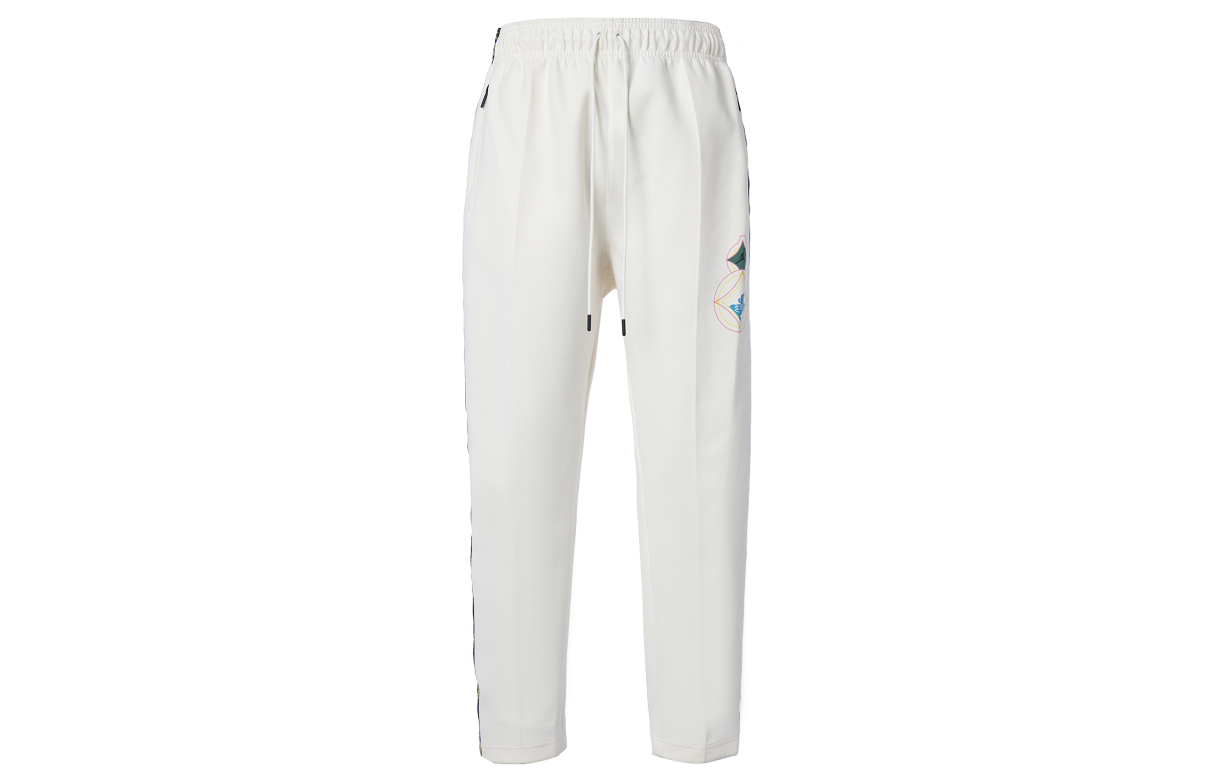Jordan Retro Patchwork Jogger Pants in Pale Ivory CU2327-110