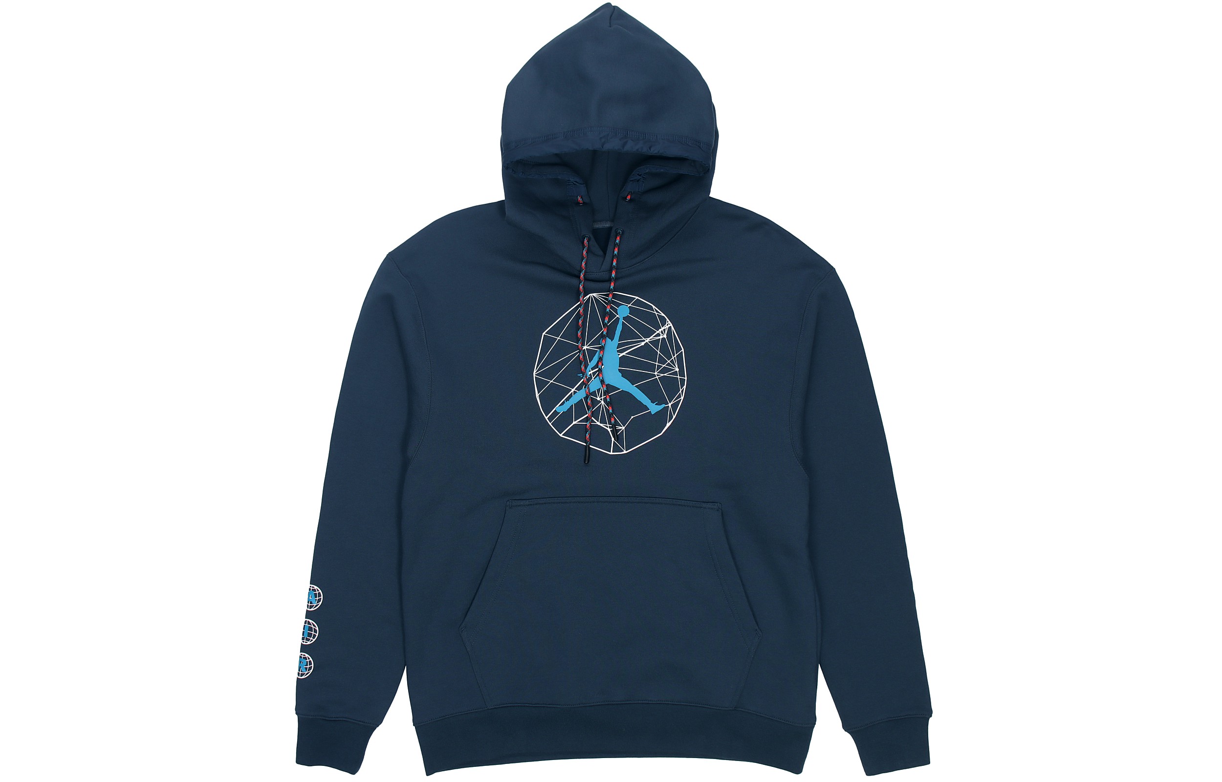 Jordan Retro Pullover Hoodie Navy Blue Deep Ocean - Casual Sportswear DC9728-454