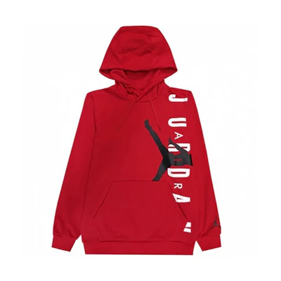Jordan Retro Pullover Hoodie Red - Casual Athletic Style CV5482-687