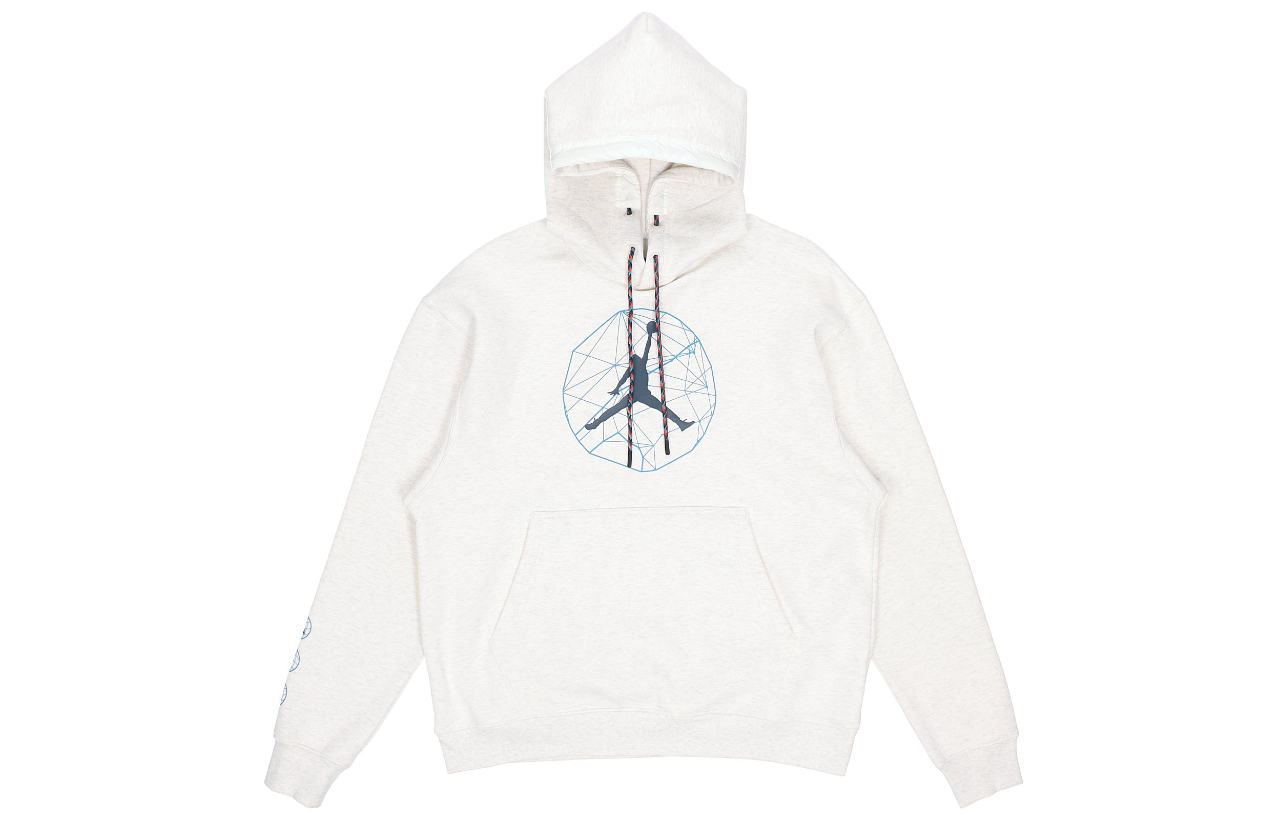 Jordan Retro Pullover Hoodie White Casual Sportswear for Fall DC9728-141