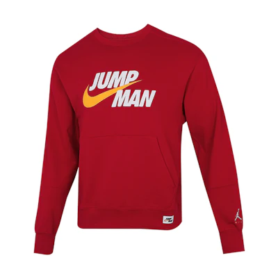 Jordan Retro Pullover Letter Print Sweatshirt Red () DA7195-677