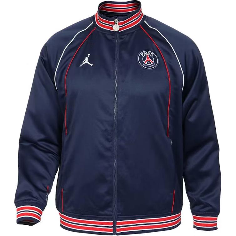 Jordan Retro Sport Stripe Logo Track Jacket Navy Blue DB6485-410