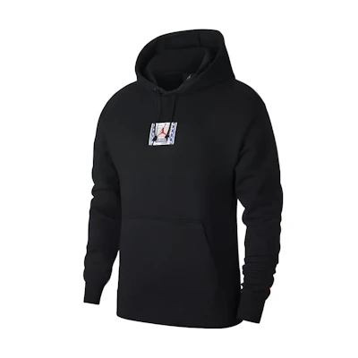 Jordan Retro Sports Logo Long Sleeve Sweatshirt Black CW8619-010