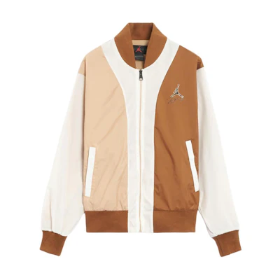 Jordan Retro Track Jacket Full-Zip Brown Athletic Outerwear FB7032-281