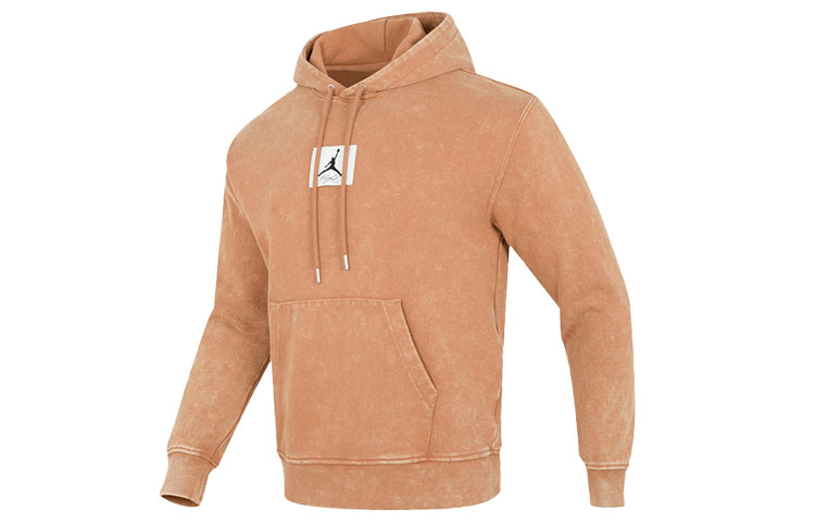 Jordan Retro Varsity Loose Fit Hoodie Mineral Clay Yellow Sweatshirt DR3088-215