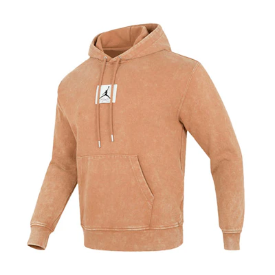 Jordan Retro Varsity Loose Fit Hoodie Mineral Clay Yellow Sweatshirt DR3088-215