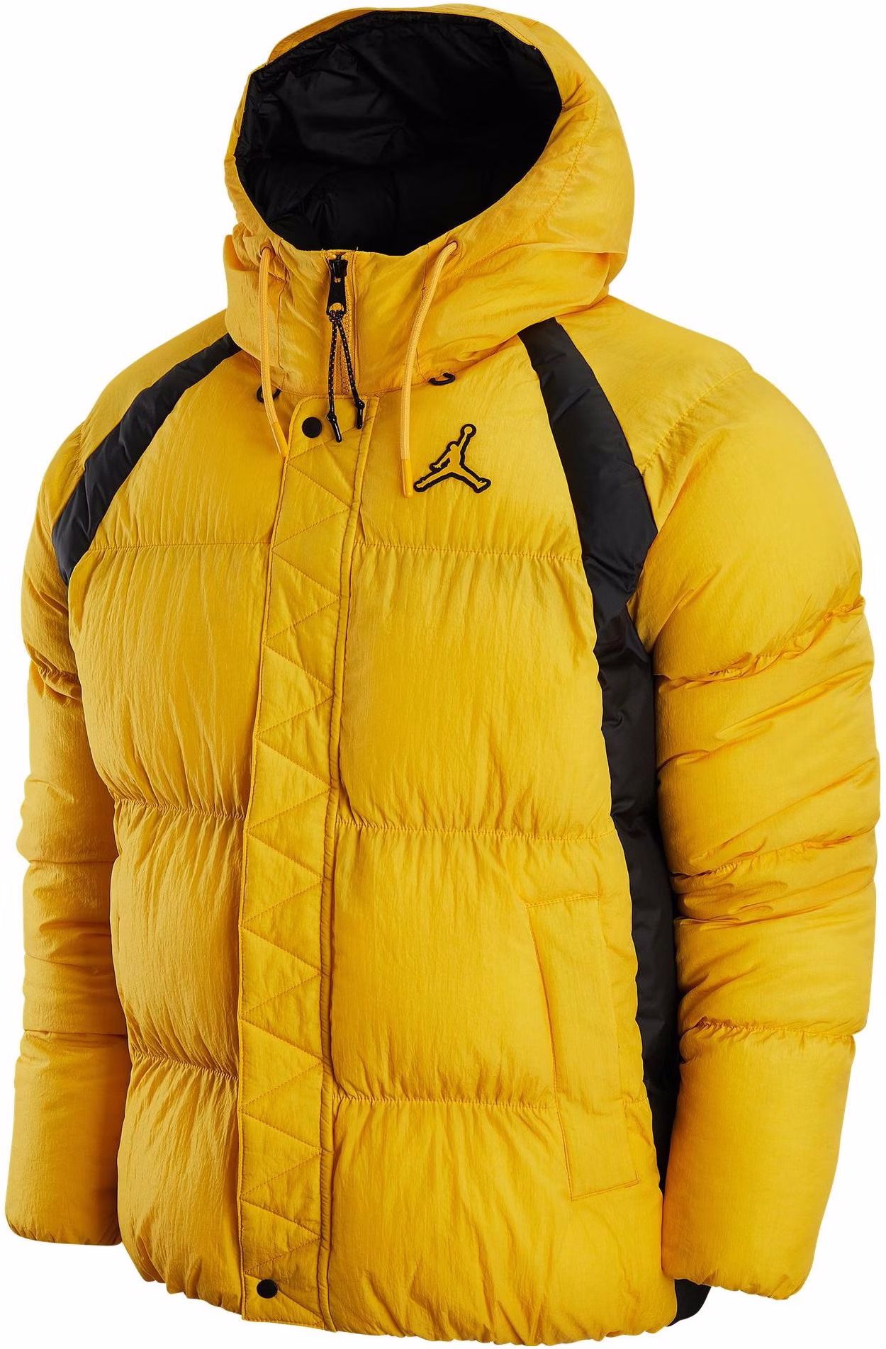 jordan-retro-wide-stripe-logo-print-puffer-jacket-yellow-dx-6596-781