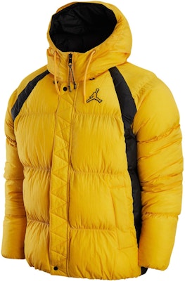 乔丹复古宽条纹标志印花羽绒服 黄色 DX6596-781 Order 乔丹复古宽条纹标志印花羽绒服 黄色 DX6596-781