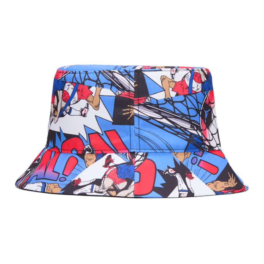Jordan Reversible Fashion Print Polyester Bucket Hat Unisex Blue/Black. IQ8202-412