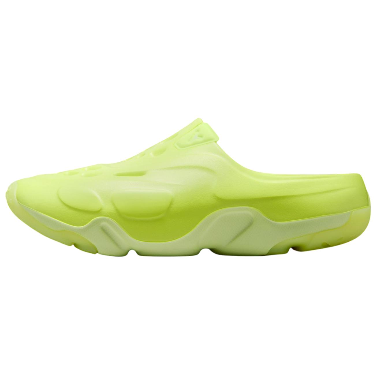 Jordan Roam Clogs Glow Yellow Green - Fashionable Comfortable Slides FQ0227-700
