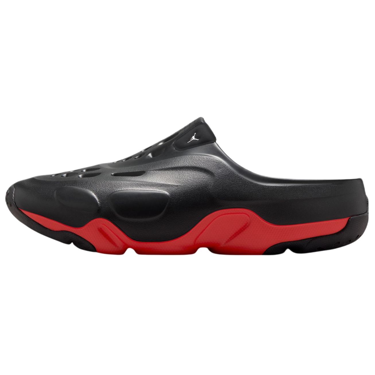Jordan Roam Slip-On Clogs Black Red - Comfortable & Non-Slip Design FQ0227-006